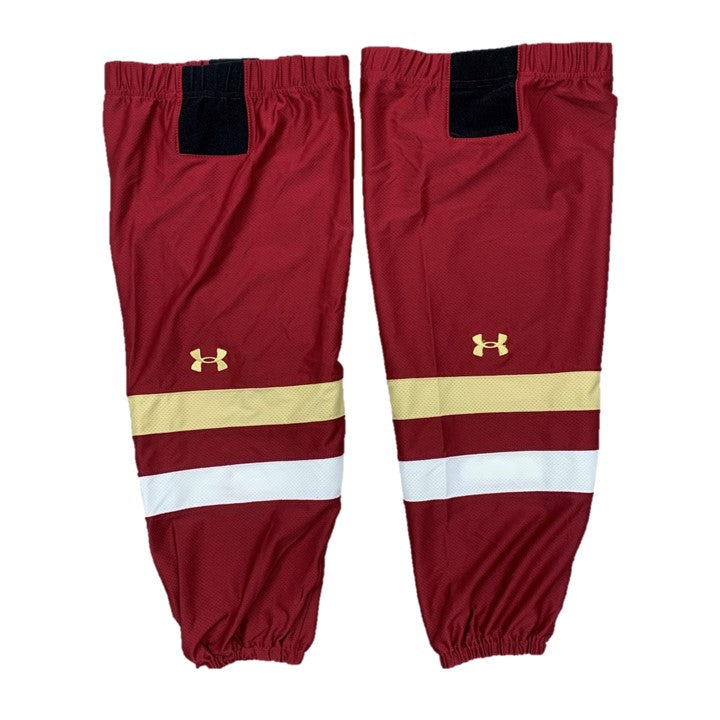 NCAA - Used Under Armour Hockey Socks (Maroon/Gold/White)